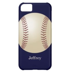 iPhone 5c Case Baseball Blue Personalized Cover For iPhone 5C