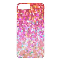 iPhone 7 Plus Case Mosaic Sparkley Texture