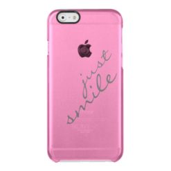 just smile Custom iPhone 6/6s Clearly? Deflector C Clear iPhone 6/6S Case