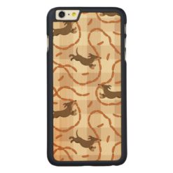 lucky dogs with sausages background Carved maple iPhone 6 plus slim case