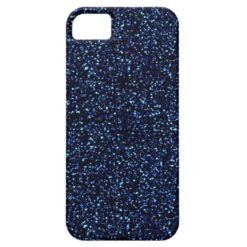 midnight blue glitter iphone 5 case