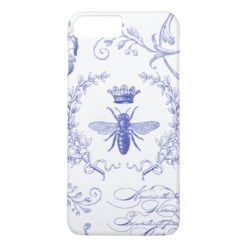 modern vintage french queen bee iphone case
