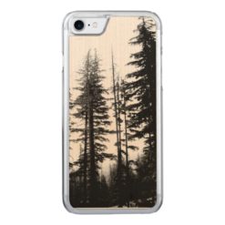 mountain pine trees original photography Carved iPhone 7 case