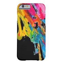 paint splatter color colors class brush stroke pap barely there iPhone 6 case