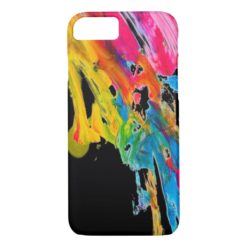paint splatter color colors class brush stroke pap iPhone 7 case