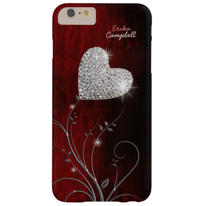 personalized heart girly love barely there iPhone 6 plus case