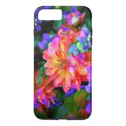 pretty colored floral pattern case