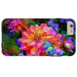 pretty colored floral pattern case