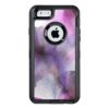 seamless cubism purple abstract art OtterBox defender iPhone case