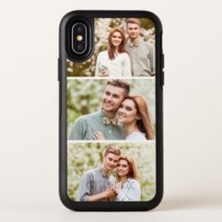 3 Photos | Custom Photo Collage OtterBox Symmetry iPhone X Case