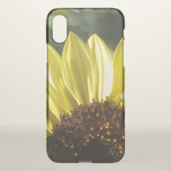 3/4 Sunflower iPhone X Case