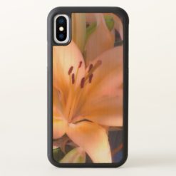 A - Beautiful Shaded Orange Lily iPhone X Case