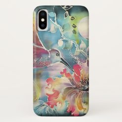 A Single Hummingbird iPhone X Case