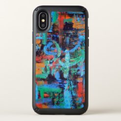 A Walk In The Forest-Abstract Art Brushstrokes Speck iPhone X Case