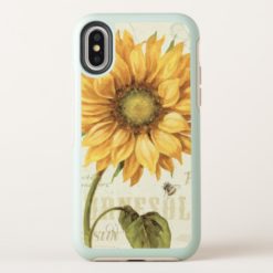 A Yellow Sunflower OtterBox Symmetry iPhone X Case