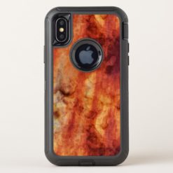Abstract Rusty Reds and Oranges OtterBox Defender iPhone X Case