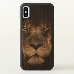 African lion portrait iPhone x Case