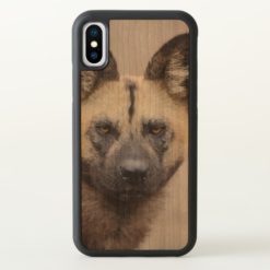 African wild dog iPhone x Case