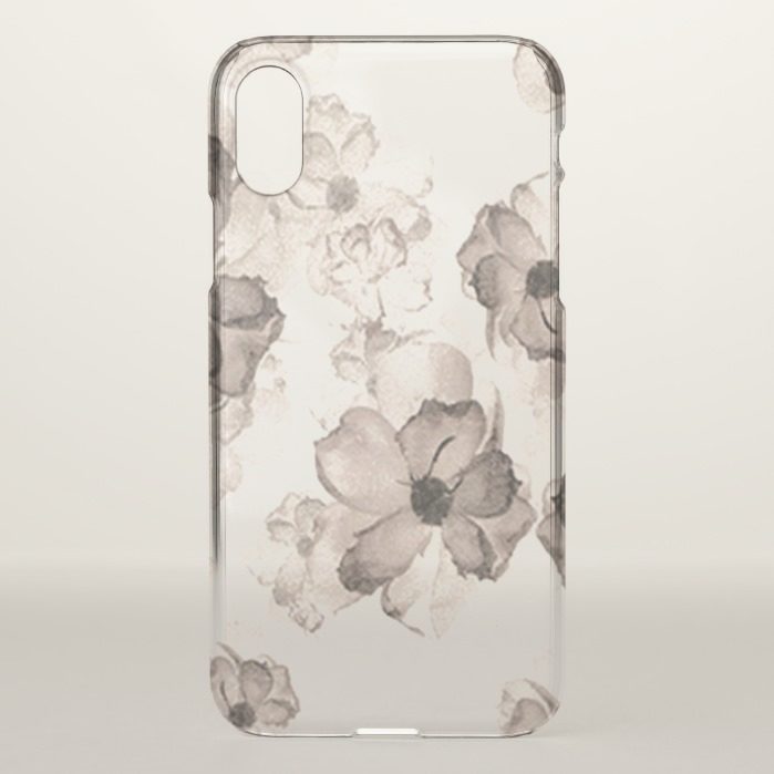 Airbrushed Apple iPhone X Clear Case