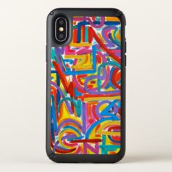 All Paths Go There-Hand Painted Brushstrokes Speck iPhone X Case