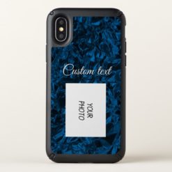 Aluminum Foil Design in Blue Speck iPhone X Case