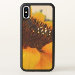 An Angled Sunflower iPhone X Case