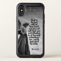 Angel Trust in the Lord Quote Inspirational Quote Speck iPhone X Case