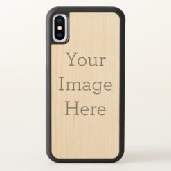 Apple iPhone X Bumper Maple Wood Case