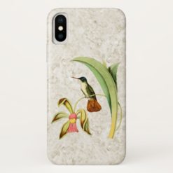 Azure Crowned Hummingbird iPhone X Case