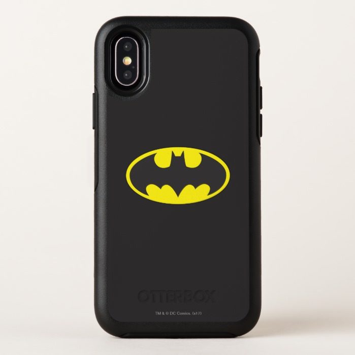 Batman Symbol | Bat Oval Logo OtterBox Symmetry iPhone X Case