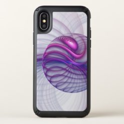 Beautiful Movements Abstract Fractal Art Pink Speck iPhone X Case