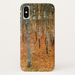 Beech Forest by Gustav Klimt iPhone X Case