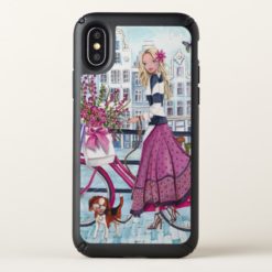 Biking in Amsterdam Girl | Speck Iphone Case