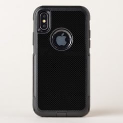 Black Porous Metal OtterBox Commuter iPhone X Case
