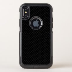 Black Snake Skin Pattern OtterBox Commuter iPhone X Case
