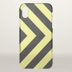 Black & Yellow Chevron-Like Pattern Phone Case