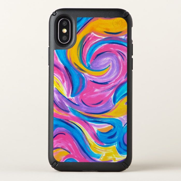Blowing In The Wind-Abstract Art Brushstrokes Speck iPhone X Case