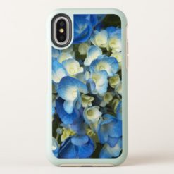 Blue Blossoms Floral OtterBox Symmetry iPhone X Case