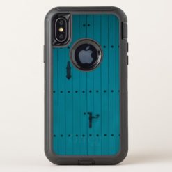Blue Coastal Door from Costa Brava Spain OtterBox Defender iPhone X Case
