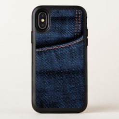 Blue Jeans Pocket OtterBox Symmetry iPhone X Case