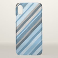 Blue and Grey Stripes Phone Case