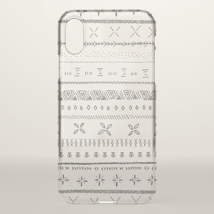 Boho Print iPhone X Case