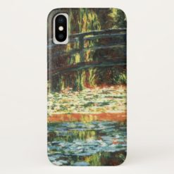 Bridge Over the Waterlily Pond by Claude Monet iPhone X Case