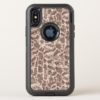 Brown and Tan Snake Skin Pattern OtterBox Defender iPhone X Case