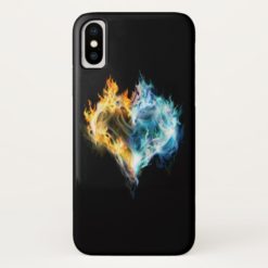Burning Heart iPhone X Case