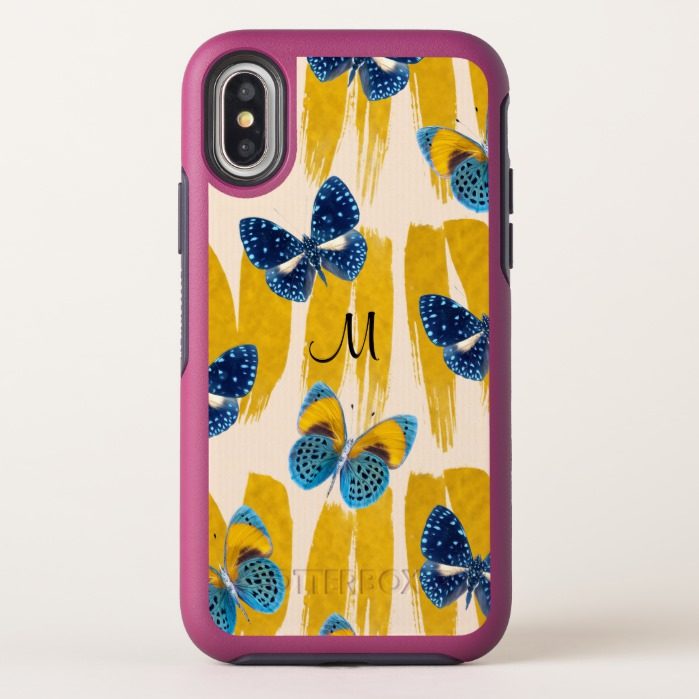 Butterflies OtterBox iPhone X Caseix Berry Jam