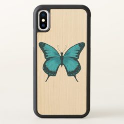 Butterfly Blue iPhone X Case