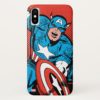 Captain America Shield Slam iPhone X Case