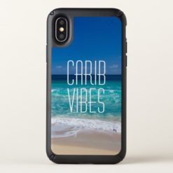 Carib Vibes Tropical Beach Turquoise Water Speck iPhone X Case