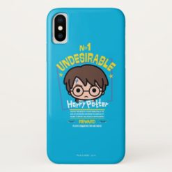 Cartoon Harry Potter Wanted Poster Graphic iPhone X Case
